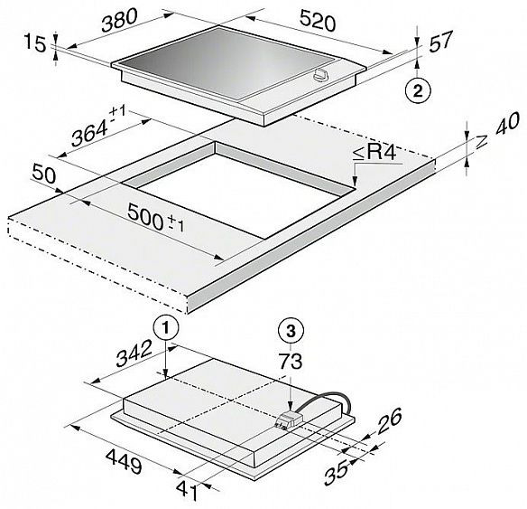Варочная панель Miele CS 1221-1 I купить с доставкой по Москве и Московской области в интернет-магазине АваТехно