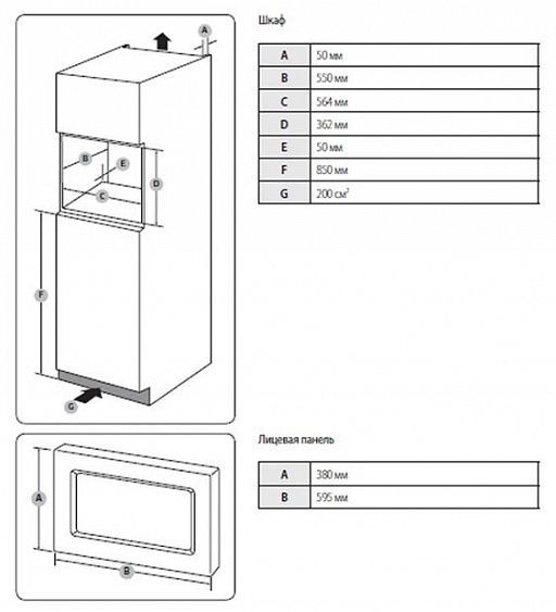 Встраиваемая микроволновая печь Samsung FG77SUT купить с доставкой по Москве и Московской области в интернет-магазине АваТехно