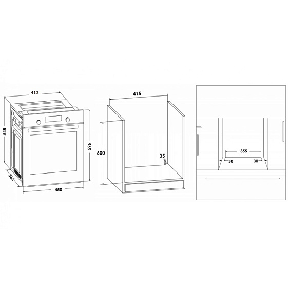 ДУХОВОЙ ШКАФ SCHAUB LORENZ SLB EL4740 купить с доставкой по Москве и Московской области в интернет-магазине АваТехно