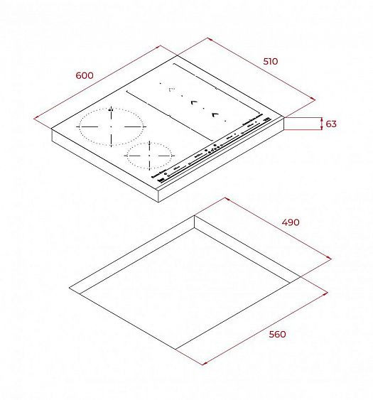 Варочная поверхность TEKA IZS 66700 MSP (112500003) купить с доставкой по Москве и Московской области в интернет-магазине АваТехно