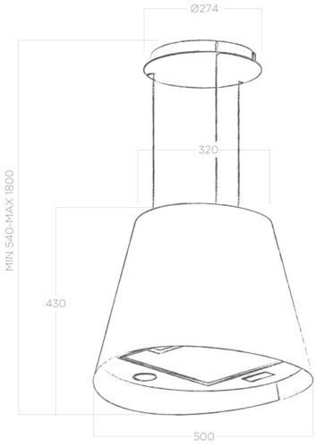 Вытяжка ELICA JUNO URBAN ZINC/F/50 (PRF0147730A) купить с доставкой по Москве и Московской области в интернет-магазине АваТехно