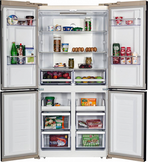 Холодильник HIBERG RFQ-500DX NFGY купить с доставкой по Москве и Московской области в интернет-магазине АваТехно