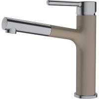Смеситель FRANKE Centro ВШ, сталь/миндаль