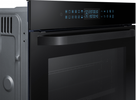 Духовой шкаф Samsung Dual Cook NV75N7546RB черный купить с доставкой по Москве и Московской области в интернет-магазине АваТехно