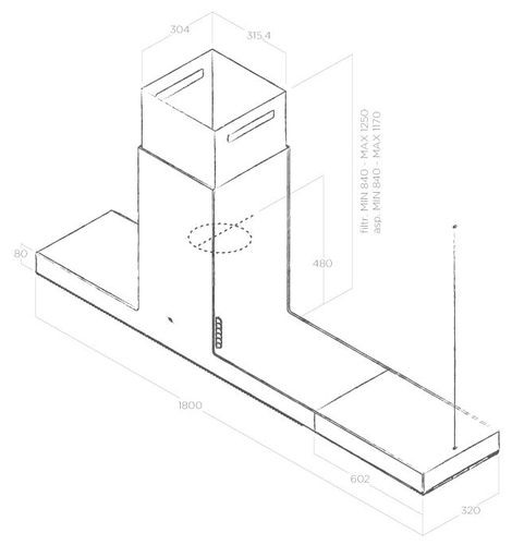 Вытяжка ELICA HAIKU ISLAND CONCRETE/A/180 купить с доставкой по Москве и Московской области в интернет-магазине АваТехно