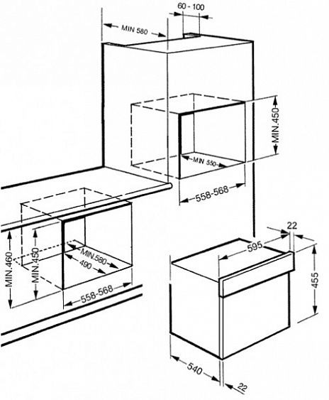 Духовой шкаф SMEG s45ma купить с доставкой по Москве и Московской области в интернет-магазине АваТехно