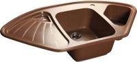 Кухонная мойка GRANFEST GF-C1040E терракот