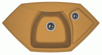 Кухонная мойка FLORENTINA сардиния коньяк