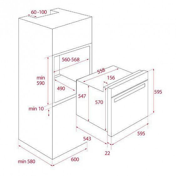 Духовой шкаф TEKA HSB 740 G SS (111040001) купить с доставкой по Москве и Московской области в интернет-магазине АваТехно