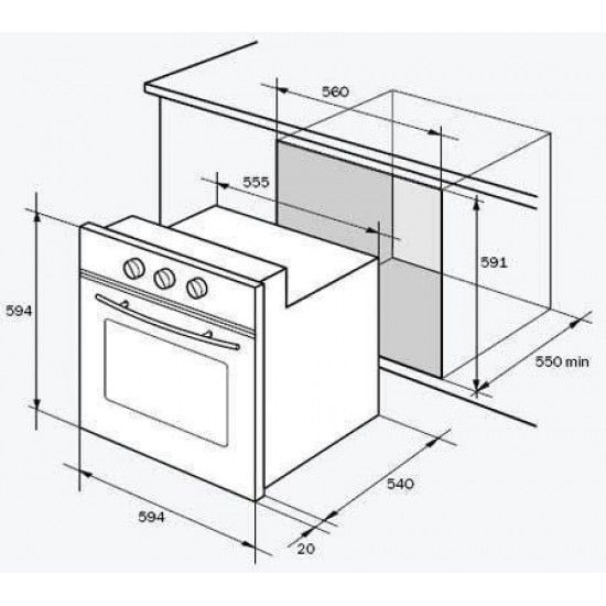 Газовый духовой шкаф DELONGHI pggb 4 купить с доставкой по Москве и Московской области в интернет-магазине АваТехно
