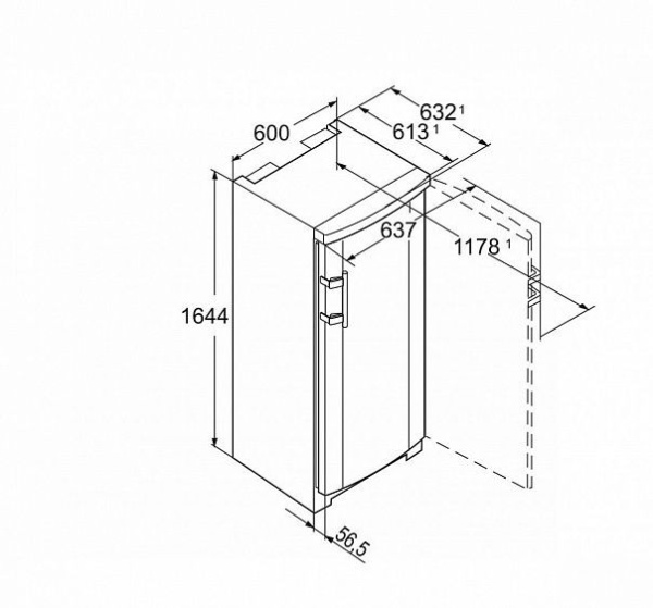 Морозильная камера LIEBHERR gp 2733 купить с доставкой по Москве и Московской области в интернет-магазине АваТехно