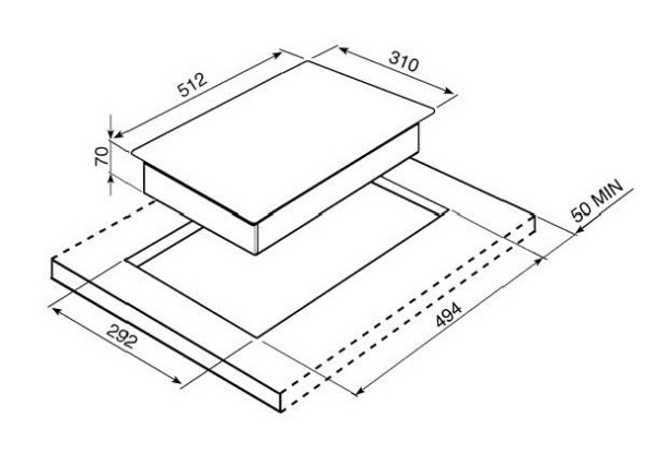 Поверхность SMEG pgf30t купить с доставкой по Москве и Московской области в интернет-магазине АваТехно
