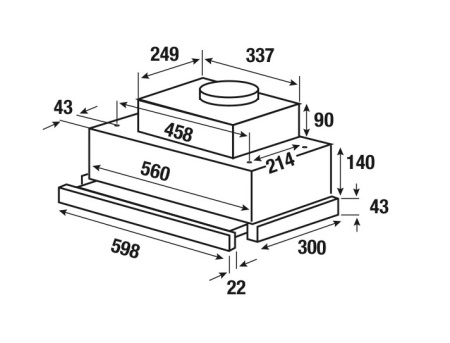 Встраиваемая вытяжка Kuppersbusch DEF 6800.0 E купить с доставкой по Москве и Московской области в интернет-магазине АваТехно