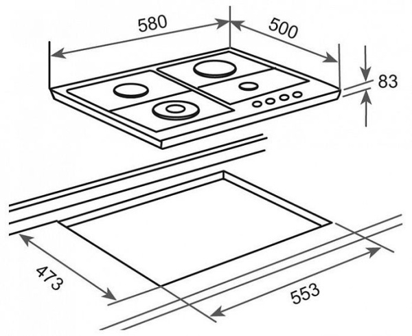 Газовая поверхность TEKA eh 60 4g ai al tr ci nat beige ob купить с доставкой по Москве и Московской области в интернет-магазине АваТехно