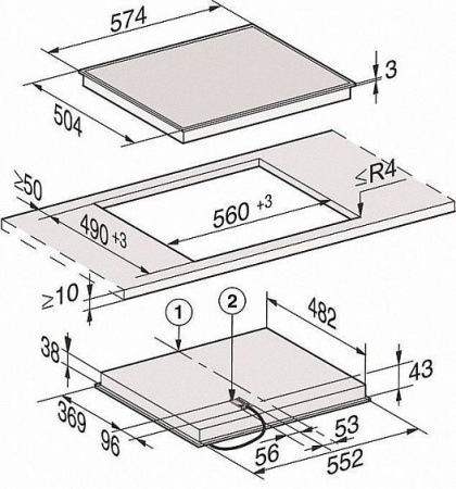 Варочная панель Miele KM 6520 FR купить с доставкой по Москве и Московской области в интернет-магазине АваТехно