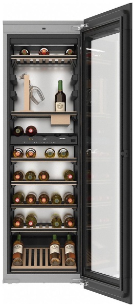 Винный шкаф Miele KWT 6722 iGS obsw чёрный обсидиан купить с доставкой по Москве и Московской области в интернет-магазине АваТехно