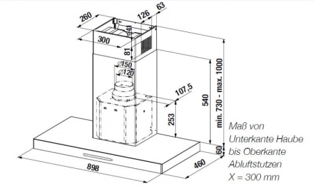 Вытяжка Kuppersbusch DW 9340.0 E купить с доставкой по Москве и Московской области в интернет-магазине АваТехно
