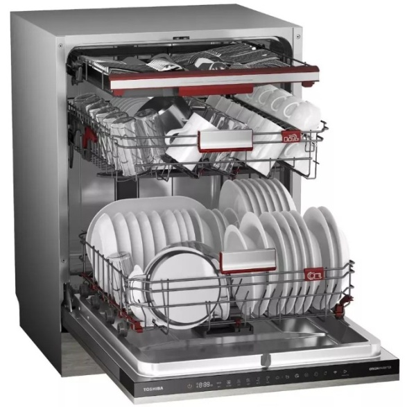 Встраиваемая посудомоечная машина Toshiba DW-14B4(B)-RU купить с доставкой по Москве и Московской области в интернет-магазине АваТехно