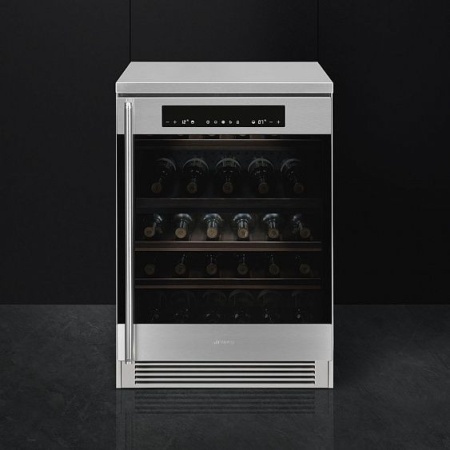 Винный шкаф SMEG CVF338X купить с доставкой по Москве и Московской области в интернет-магазине АваТехно