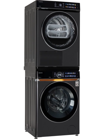 Сушильная машина HIBERG HDQ11 - 10 B + Стиральная машина HIBERG i-DDQ10 - 814 B купить с доставкой по Москве и Московской области в интернет-магазине АваТехно