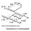 Встраиваемая индукционная варочная панель Maunfeld CVI.292S2BBG купить с доставкой по Москве и Московской области в интернет-магазине АваТехно