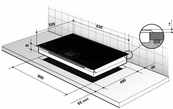Поверхность DE DIETRICH dtim 1000 c купить с доставкой по Москве и Московской области в интернет-магазине АваТехно