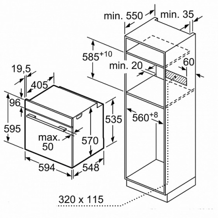 Духовой шкаф Bosch HBA 534EB0 черный купить с доставкой по Москве и Московской области в интернет-магазине АваТехно