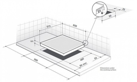 Варочная поверхность DE DIETRICH DPG7640B купить с доставкой по Москве и Московской области в интернет-магазине АваТехно