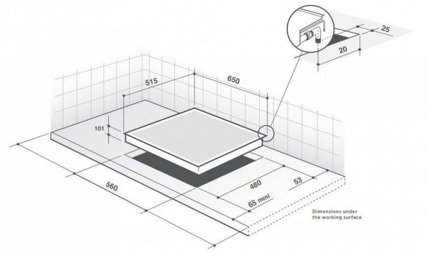 Варочная поверхность DE DIETRICH DPG7640B купить с доставкой по Москве и Московской области в интернет-магазине АваТехно