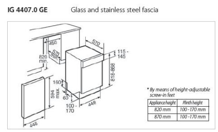 Посудомоечная машина KUPPERSBUSCH ig 4407.0 ge купить с доставкой по Москве и Московской области в интернет-магазине АваТехно