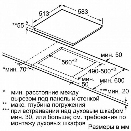 Поверхность BOSCH pic645f17e купить с доставкой по Москве и Московской области в интернет-магазине АваТехно