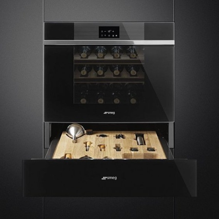Встраиваемый винный шкаф SMEG CVI118RWN2 купить с доставкой по Москве и Московской области в интернет-магазине АваТехно