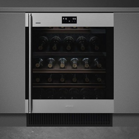 Встраиваемый винный шкаф SMEG CVI338RWX2 купить с доставкой по Москве и Московской области в интернет-магазине АваТехно