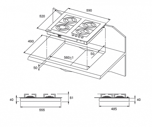 Поверхность KUPPERSBERG tg 69 w купить с доставкой по Москве и Московской области в интернет-магазине АваТехно