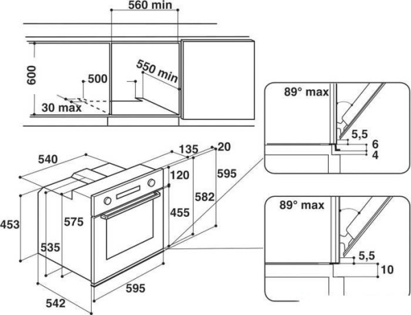 Электрический духовой шкаф WHIRLPOOL akz 6220/wh купить с доставкой по Москве и Московской области в интернет-магазине АваТехно