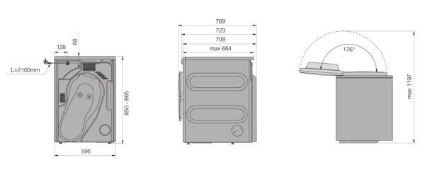 Сушильная машина Asko T210H.W.P купить с доставкой по Москве и Московской области в интернет-магазине АваТехно