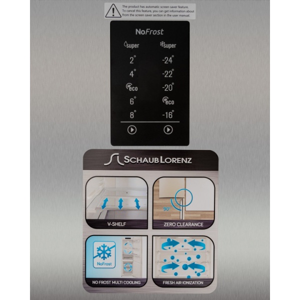 Холодильник SCHAUB LORENZ SLU S379G4E купить с доставкой по Москве и Московской области в интернет-магазине АваТехно