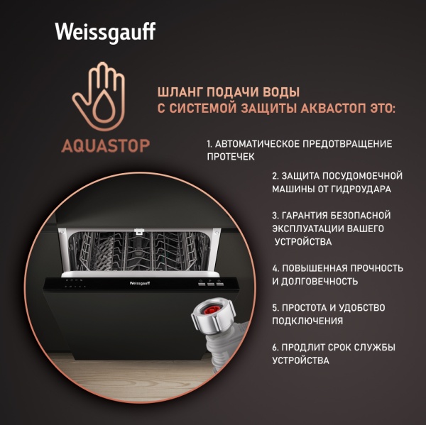 Посудомоечная машина Weissgauff BDW 4004 купить в Москве цена в интернет-магазине АваТехно