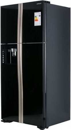 Холодильник  HITACHI r-w662 pu3 gbk черный купить с доставкой по Москве и Московской области в интернет-магазине АваТехно