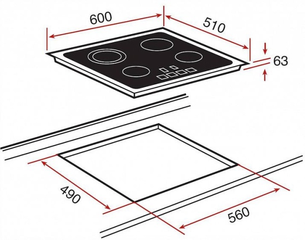 Электрическая поверхность TEKA trs 645 купить с доставкой по Москве и Московской области в интернет-магазине АваТехно