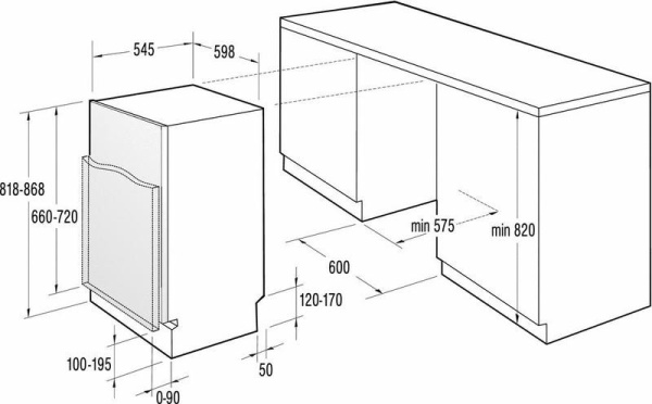 Посудомоечная машина GORENJE GDV 654 X купить с доставкой по Москве и Московской области в интернет-магазине АваТехно
