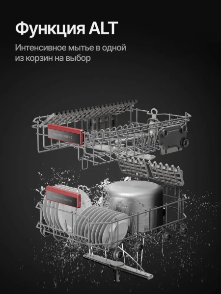 Посудомоечная машина Kuppersberg GS 4557 купить с доставкой по Москве и Московской области в интернет-магазине АваТехно