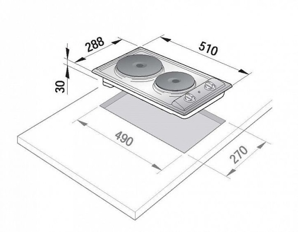 Электрическая панель DeLonghi I 23-1 ER RUS купить с доставкой по Москве и Московской области в интернет-магазине АваТехно