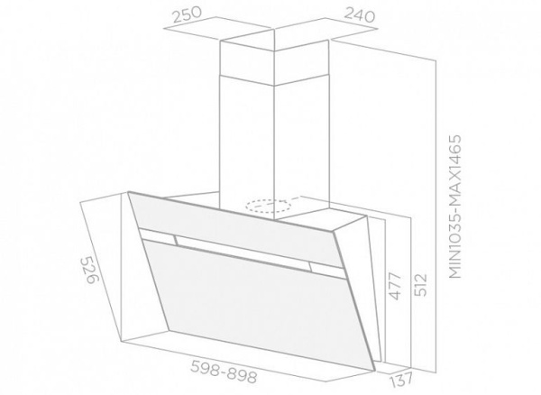 Вытяжка Elica STRIPE IX/A/90/LX купить с доставкой по Москве и Московской области в интернет-магазине АваТехно
