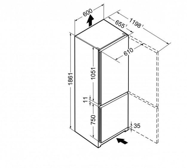Холодильник LIEBHERR CNPef 4313 купить с доставкой по Москве и Московской области в интернет-магазине АваТехно