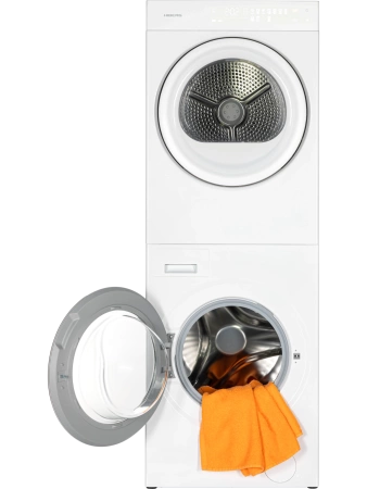 Стирально-сушильная машина HIBERG TURELLE i-10 W созависимый монокомплект с единой панелью управления купить с доставкой по Москве и Московской области в интернет-магазине АваТехно