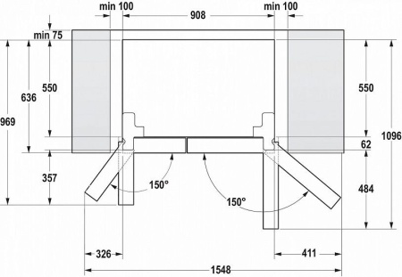 Холодильник Gorenje NRS9181MX купить с доставкой по Москве и Московской области в интернет-магазине АваТехно