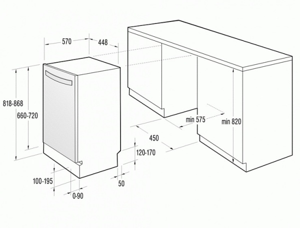 Посудомоечная машина GORENJE gv 53223 купить с доставкой по Москве и Московской области в интернет-магазине АваТехно