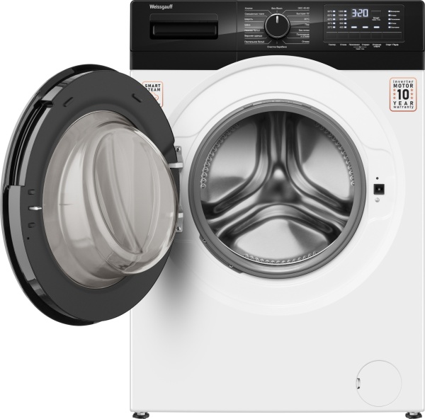 Комплект стиральной и сушильной машины Weissgauff WM 61210 DC Inverter Steam + WD 6148 D Heat Pump купить с доставкой по Москве и Московской области в интернет-магазине АваТехно