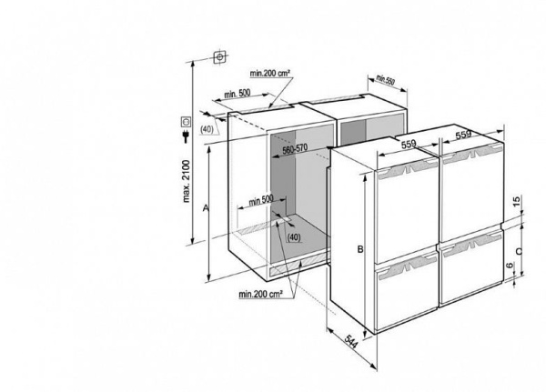 Холодильник LIEBHERR SBS 66I3 (ICBN 3386 + SICN 3386) купить с доставкой по Москве и Московской области в интернет-магазине АваТехно